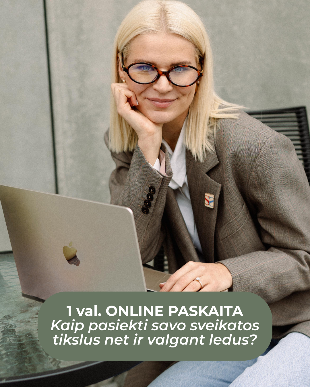 Nemokama 60 min. paskaita "Kaip pasiekti savo sveiktos tikslus net ir valgant ledus?"